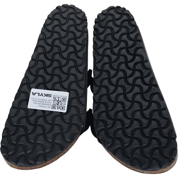Birkenstock Arizona Black Womens Sandals Size 10 Wide US New 41 EU - Picture 6 of 6